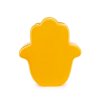 vase hamsa yellow ceramic 27917D4