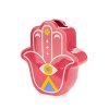 vase hamsa red ceramic 27918D2