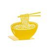 39078 4 bookend ramen yellow metal 28078d