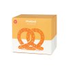 bookend pretzel brown metal 28079A