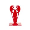 bookend lobster red metal 28080E