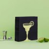 napkin holder cocktail lime metal 28081B