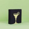 39087 3 napkin holder cocktail lime metal 28081b2
