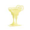 39087 6 napkin holder cocktail lime metal 28081e