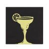 39087 7 napkin holder cocktail lime metal 28081e2