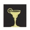 napkin holder cocktail lime metal 28081E2