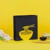 napkin holder ramen yellow metal 28082B