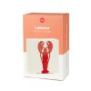 napkin holder lobster red metal 28084A