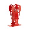 napkin holder lobster red metal 28084E