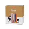 bookend moose black metal 28126A