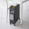 Multifunkční vozík s košíky YAMAZAKI Tower 10016, černý