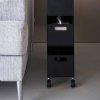 Multifunkční vozík s košíky YAMAZAKI Tower 10016, černý
