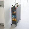Multifunkční vozík s košíky YAMAZAKI Tower 10016, černý
