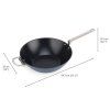 39372 1000035 space 32cm 12 5 non stick wok w 2 medium