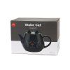 teapot wake cat black ceramic 28143A