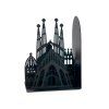 bookend barcelona black metal 28235D