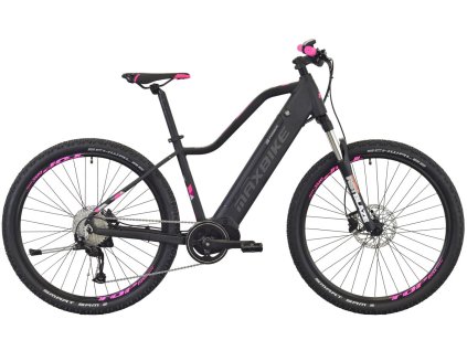 Horské elektrokolo MAXBIKE TORVI MODEST 2022 S 17 AH ČERNO/RŮŽOVÁ
