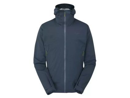 Pánská bunda Rab Kinetic 2.0 Jacket Beluga nepromokavá, petrol XL