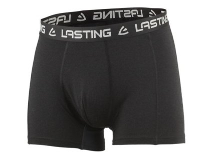 LASTING NOMO pánské funkčí  boxerky, merino vlna, černé 2XL, 3XL
