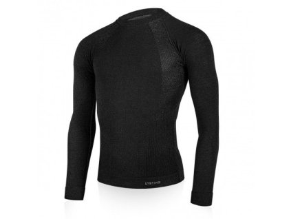 LASTING MAPOL pánské funkční triko, merino vlna, černé, 2XL/3XL