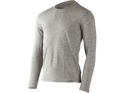 LASTING LOGAN pánské funkční triko, merino vlna, šedé 2XL