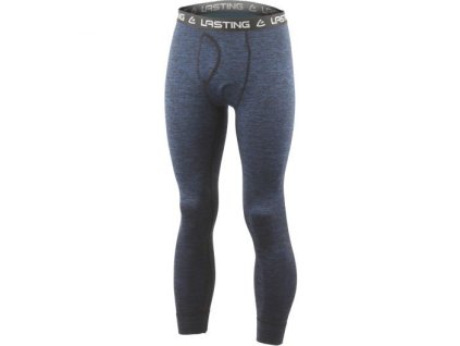 LASTING WRAK pánské funkční spodky, merino vlna, modré XL, 2XL