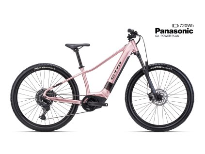 Horské elektrokolo CTM RUBY GX PRO 29", růžová perleť
