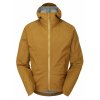 Pánská bunda Rab Cinder Downpour nepromokavá, hnědá L