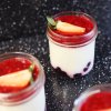 panna cotta čtverec