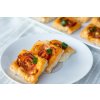 Mini pizza s rajčátky a mozzarellou