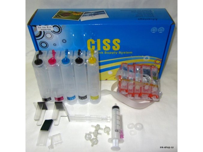 ciss spdi pro pgi 525bk cli 526bk cli 526c cli 526m cli 526y bez inkoustu