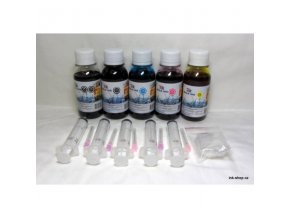 sada inkoustu pro canon 5x 100ml profi