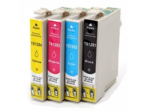 Epson, T1285, C13T12854511, T1281, T1282, T1283, T1284, kompatibilní sada náplní 4 kusů