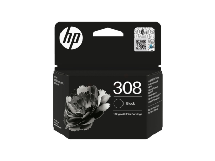 hp 308 black original ink cartridge