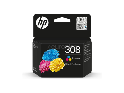 hp 308 tri color original ink cartridge
