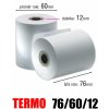 pokladni kotoucek termo 76 60 12mm original