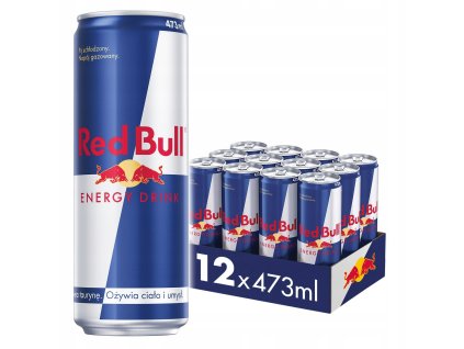RED BULL Napoj Energetyczny Energy Drink 12x473ml ZESTAW