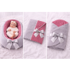 Set do postýlky Pink + Grey - 5dílný