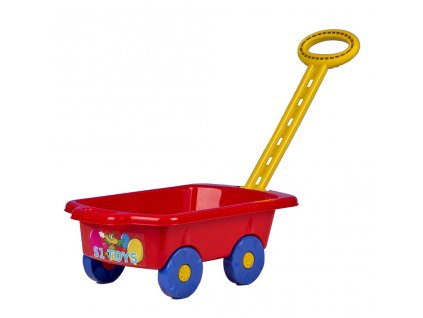 30568 detsky vozik vlecka bayo 45 cm cerveny