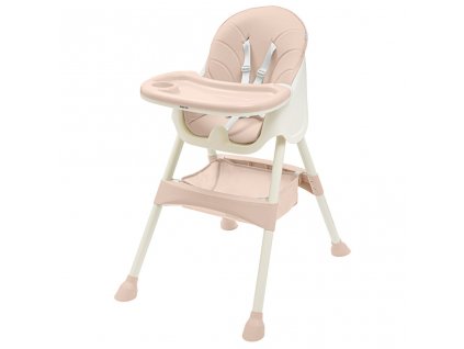 88467 jidelni zidlicka baby mix nora dusty pink