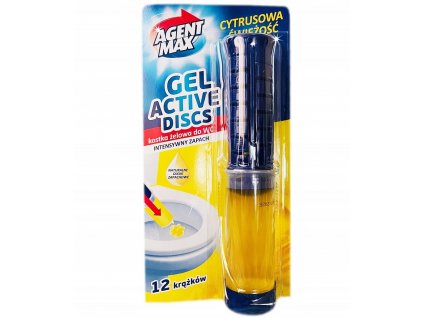 KOCKA ZELOWA WC AGENT MAX 75ml 12 KRAZKOW CYTRUS