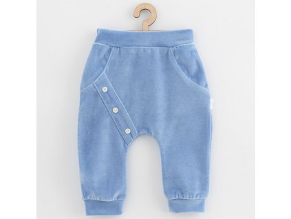 93711 kojenecke semiskove teplacky new baby suede clothes modra