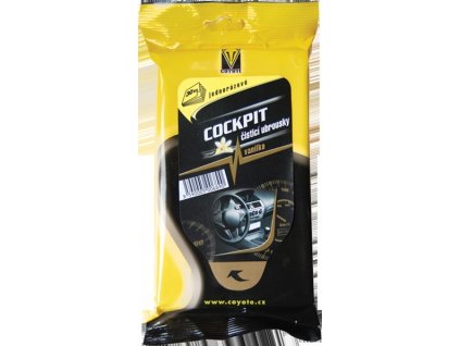 coyote cockpit cistici obrúsky vanilka 30 ks