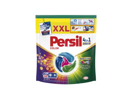 716161 persil práca kapsule discs 4v1 color 40 pranie