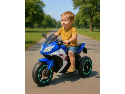 100172 detska elektricka motorka baby mix rare modra
