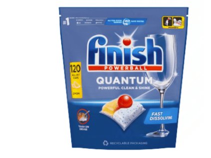 101052 finish quantum all in 1 lemon sparkle 120 ks