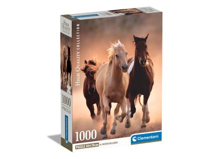 90498 clementoni puzzle 1000 bezici kone