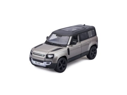 87047 bburago 1 24 plus land rover defender 110 silver