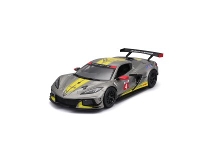 104337 bburago 1 24 racing 2020 chevrolet corvette c8r 3 yellow