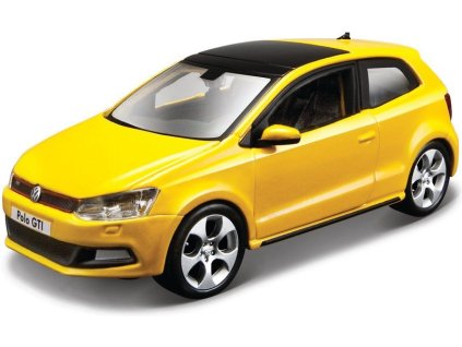 105396 bburago 1 32 vw polo mark 5 gti yellow